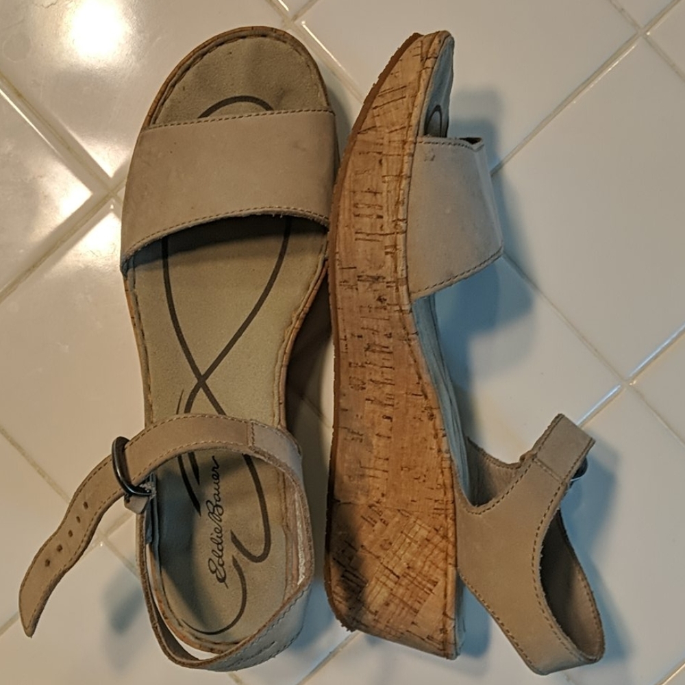 Sand Eddie Bauer platform Sandals
